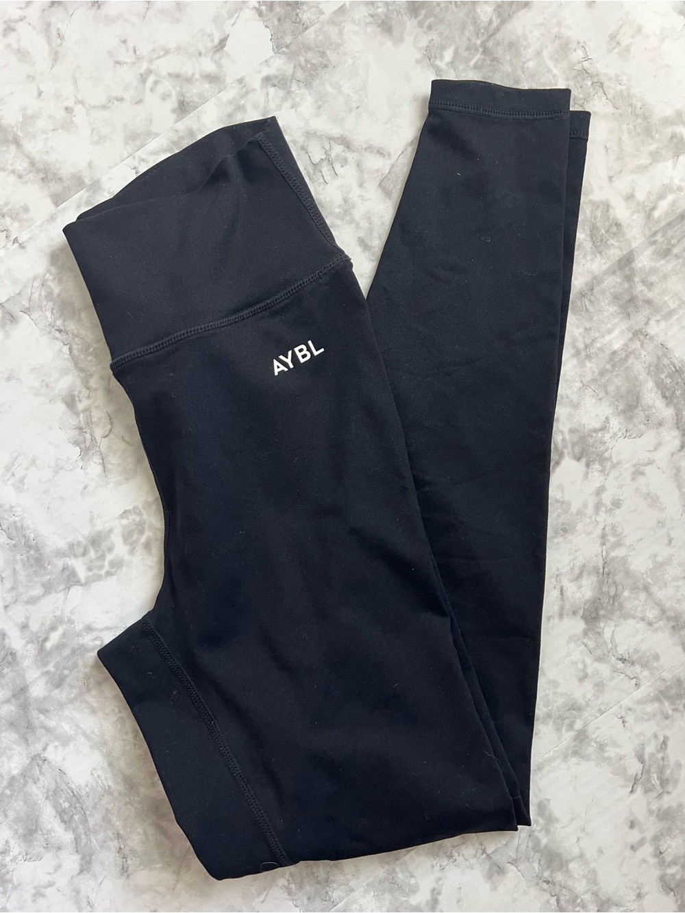 AYBL Black High-Rise Performance Leggings